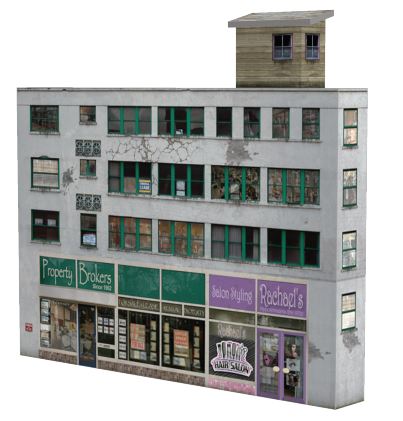 Green White Building