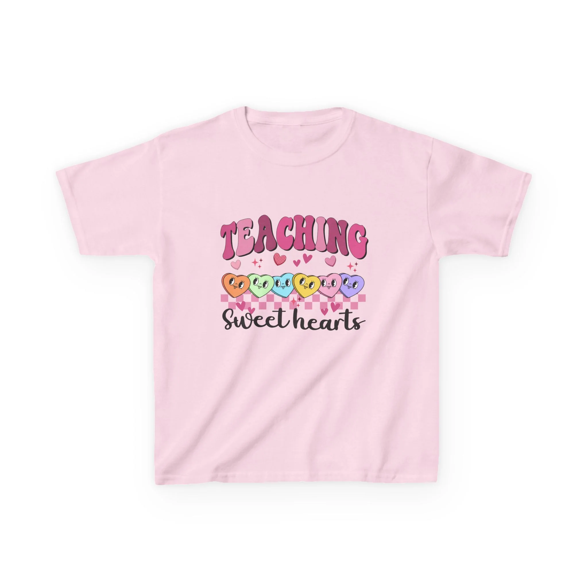 Teaching Sweethearts Kids Tee | Candy Heart Teacher Shirt