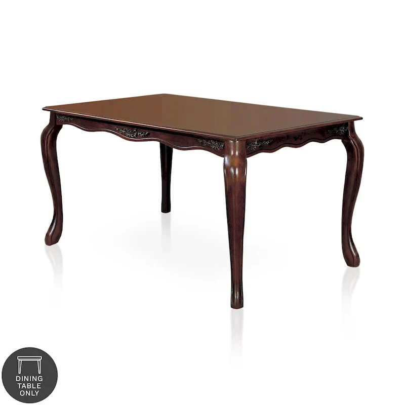 Traditional Dark Walnut Dining Table (60
