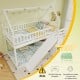 Twin Over Twin Bunk Bed with Slide and Staircase