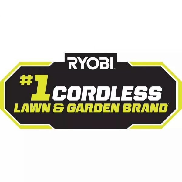 RYOBI 40V Borstelloos 20 inch. Walk Behind Zelfrijdende Maaier/Grastrimmer/Bladblazer met (2) Accu's en (2) Opladers