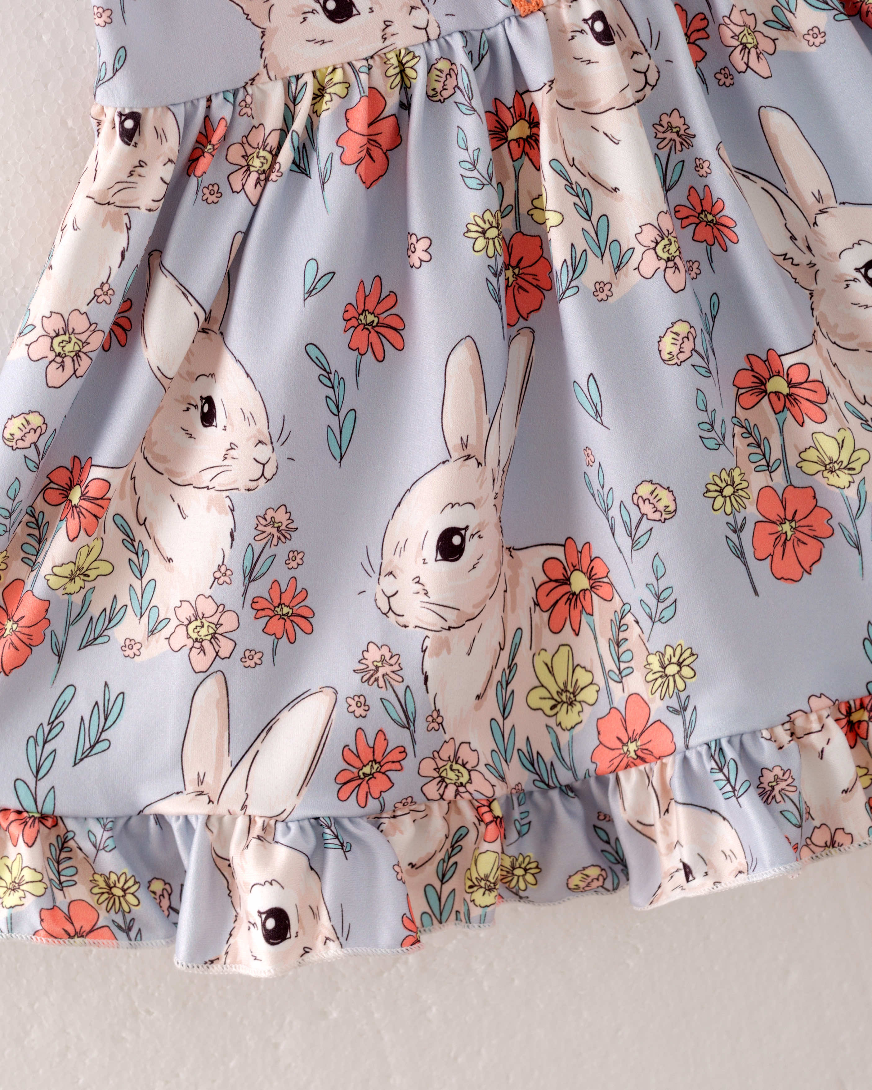 Easter Bunny Ruffle Girl Outfit