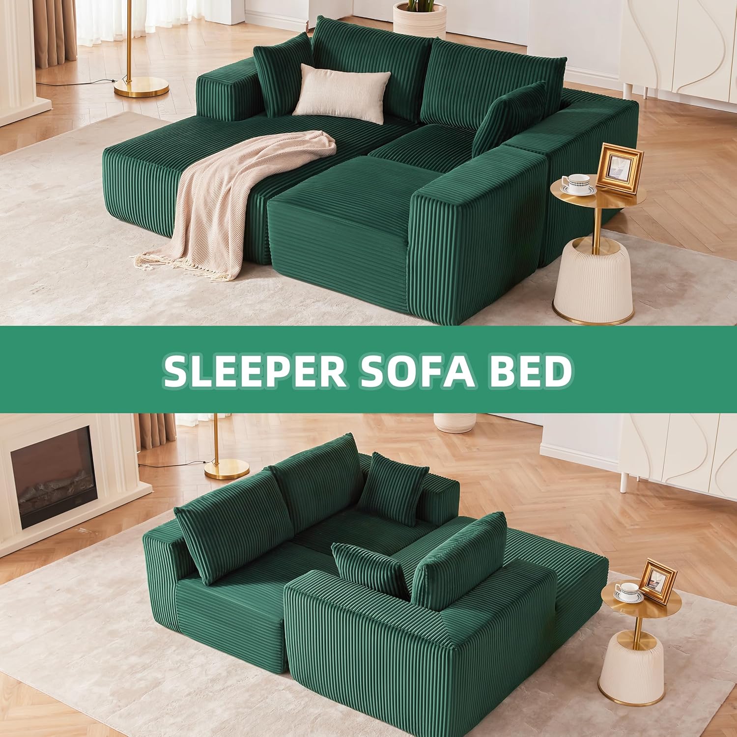 108 Modular Sectional Sofa Cloud Sectional Couch Modern Modular L-Shape Sofa Couch