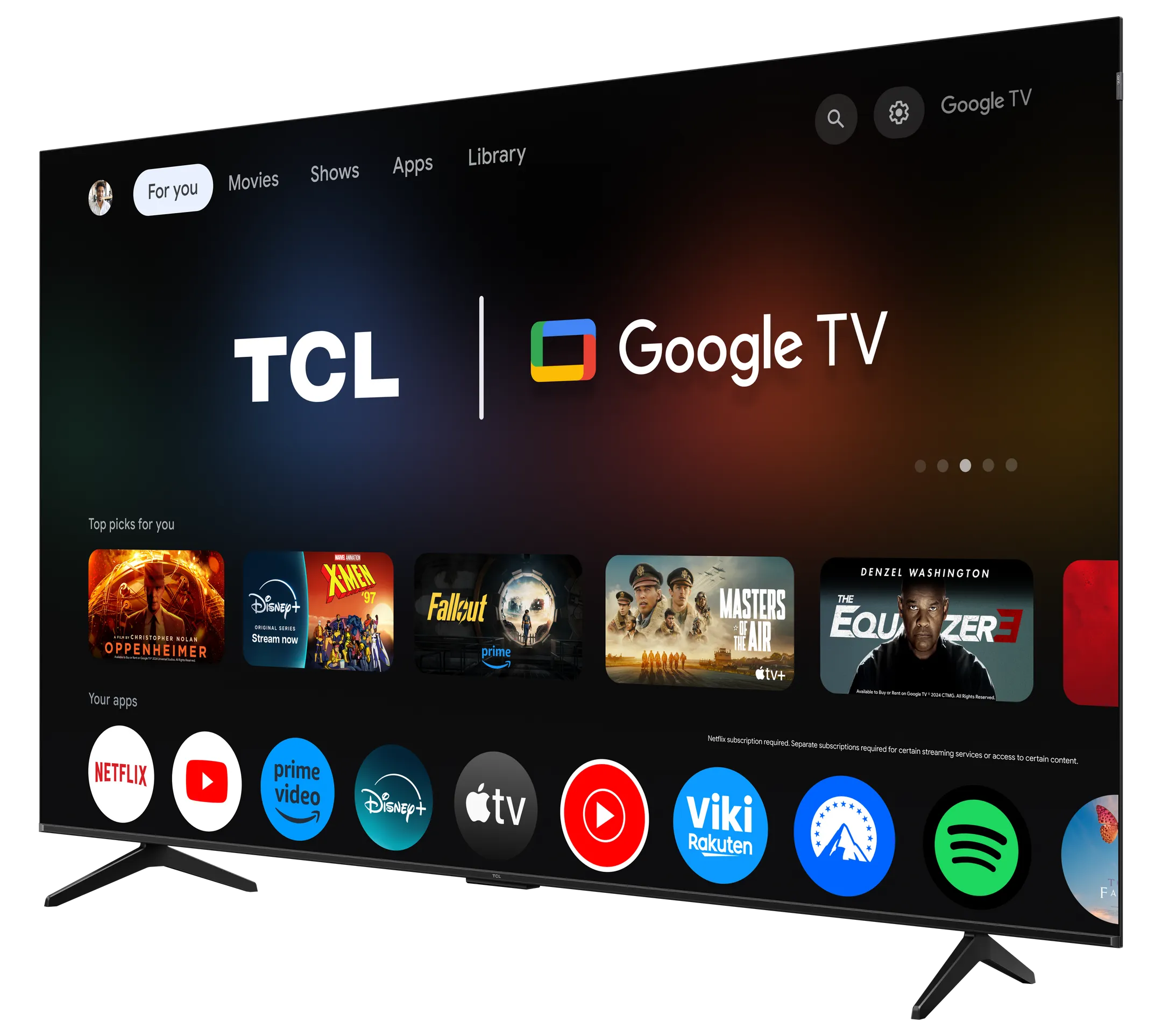 TCL QLED 4K TV 55P79K (2025) - 55 inch