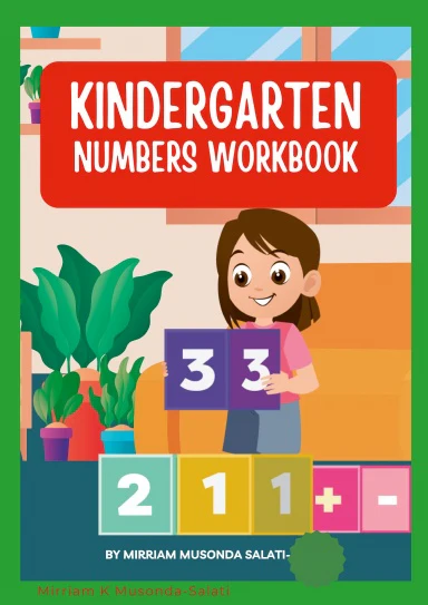 Fun and Colorful Kindergarten Math Numbers Workbook No 3