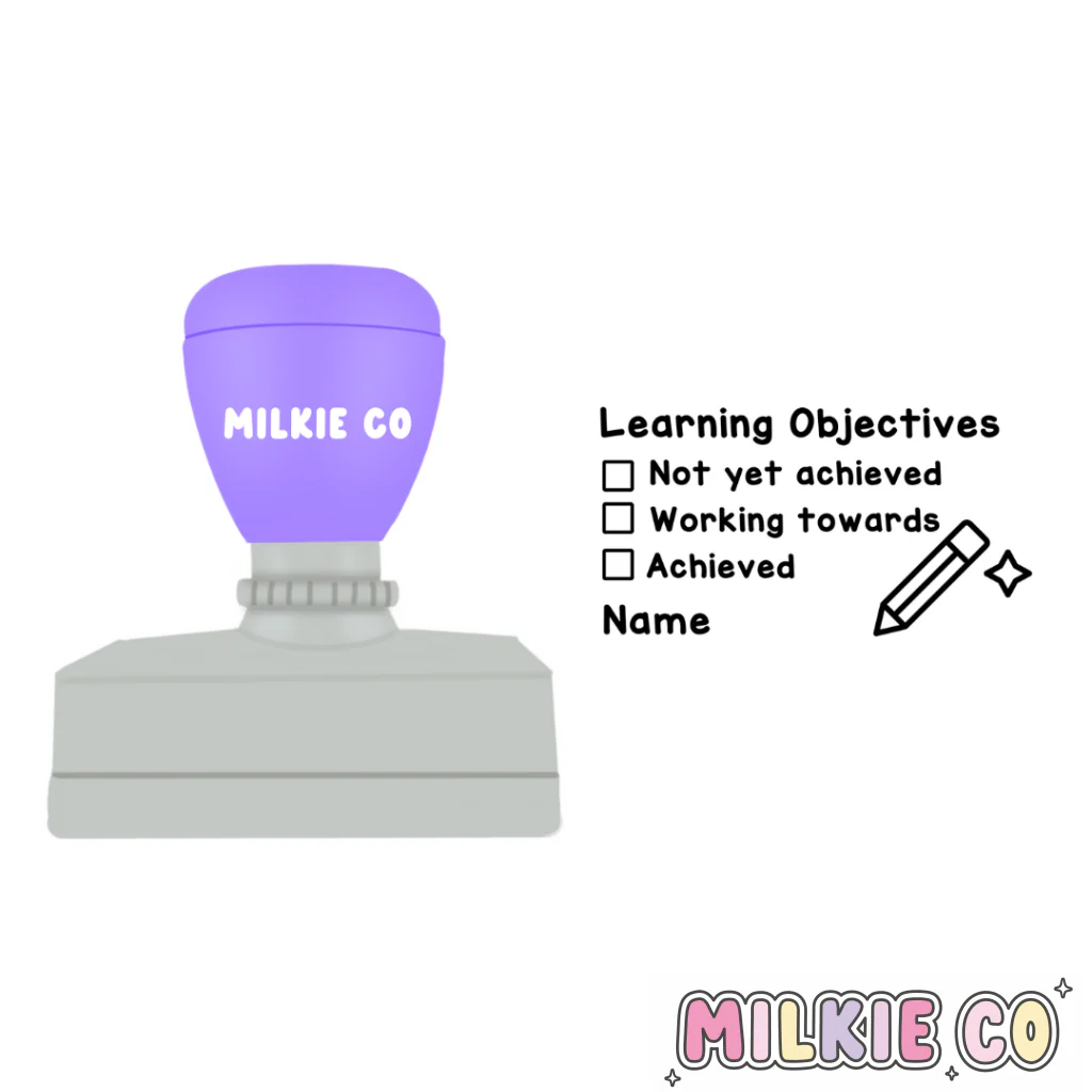 Rectangular: Learning Objectives Checklist Stamp