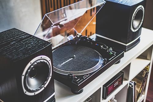 Audio Technica LP120xBTUSB Giradischi a Trazione Diretta (Bluetooth & USB) Nero : Elettronica