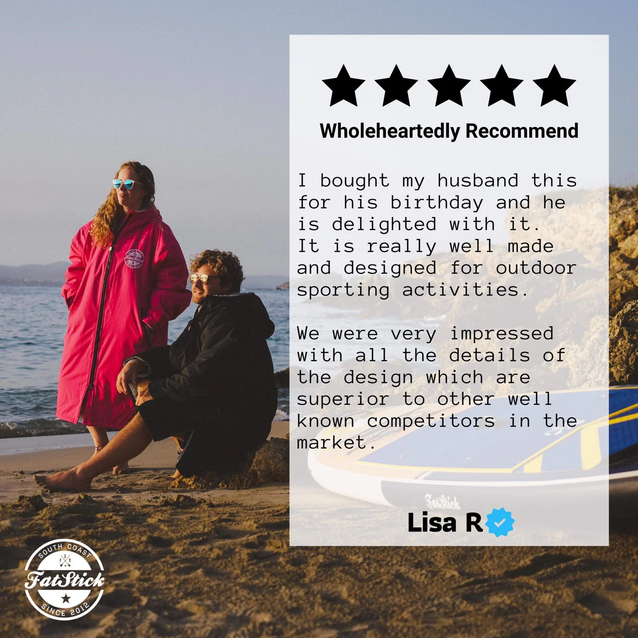 FREE BEANIE | Recycled Fleece Changing Robe “FatWrap�?| Waterproof |Beach | Swimming | Surfing | Coat