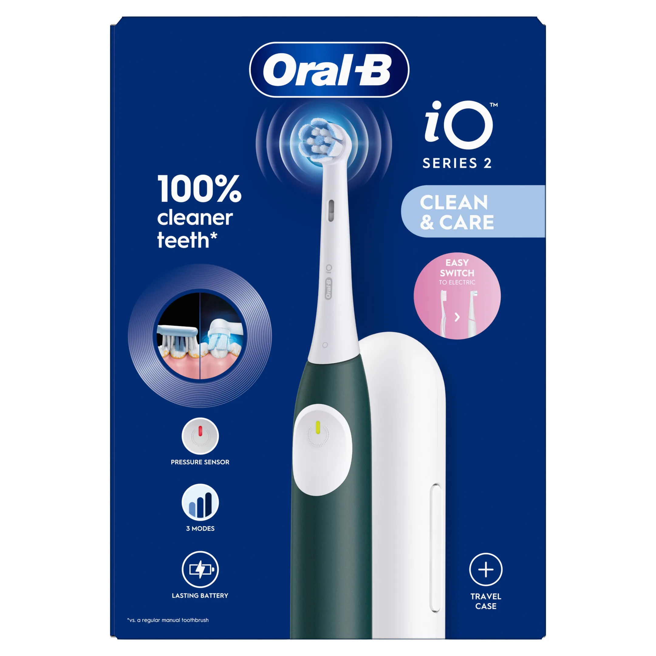 Oral-B Elektrische tandenborstel iO2 groen + reisetui