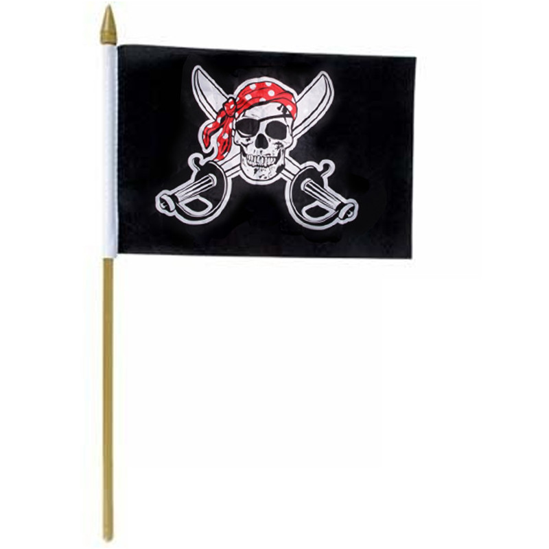 Pirate Crossbones Flags 12 x18 