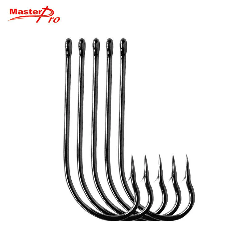 100 x 4# Chemically Sharpened O'Shaughnessy Hooks Fishing Tackle