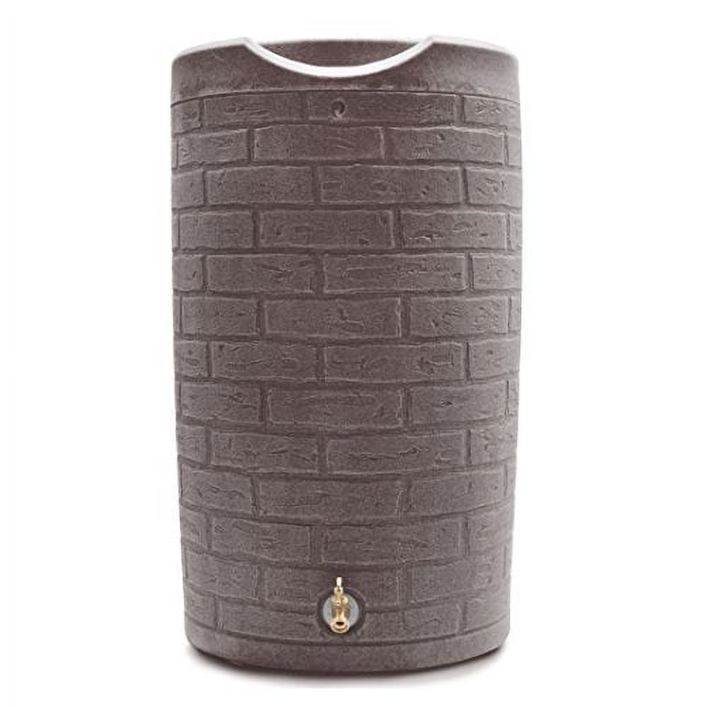 Good Ideas IMP-D50-DAR Impressions Downton Rain Saver Rain Barrel, 50 Gallon, Dark Granite