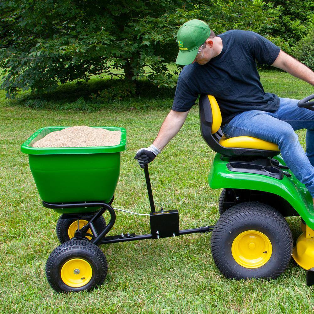 John Deere 175 lb Tow Behind Broadcast Spreader