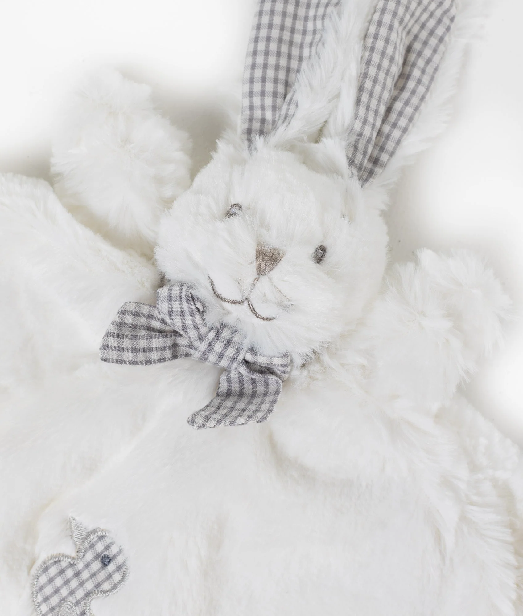 Bunny Comforter | White & Grey