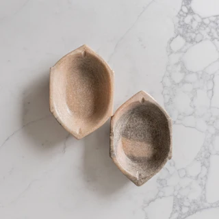 Vintage Marble Beige Bowl