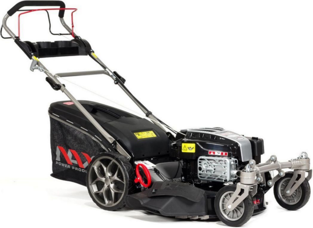 NAX POWER PRODUCTS Moteur Briggs & Stratton 5000S Série 875Exi 190cc ReadyStart Largeur de coupe 56cm Panier 75L Roues pivotantes avant Tondeuse à gazon autopropulsée à essence