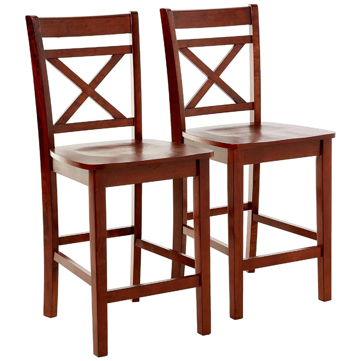 Acme Tartys barkrukken (set van 2) met kersenhouten afwerking