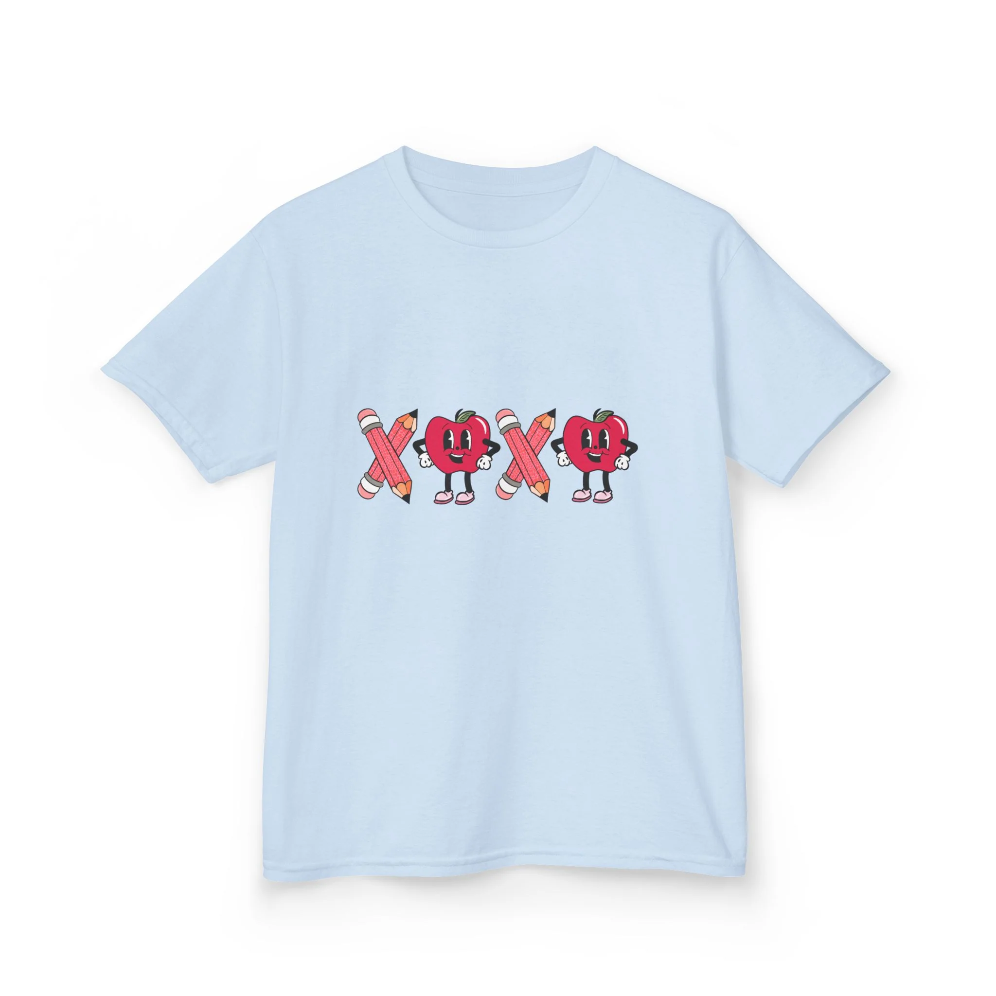 XOXO Heart Characters Kids Tee | Cute Valentine Shirt