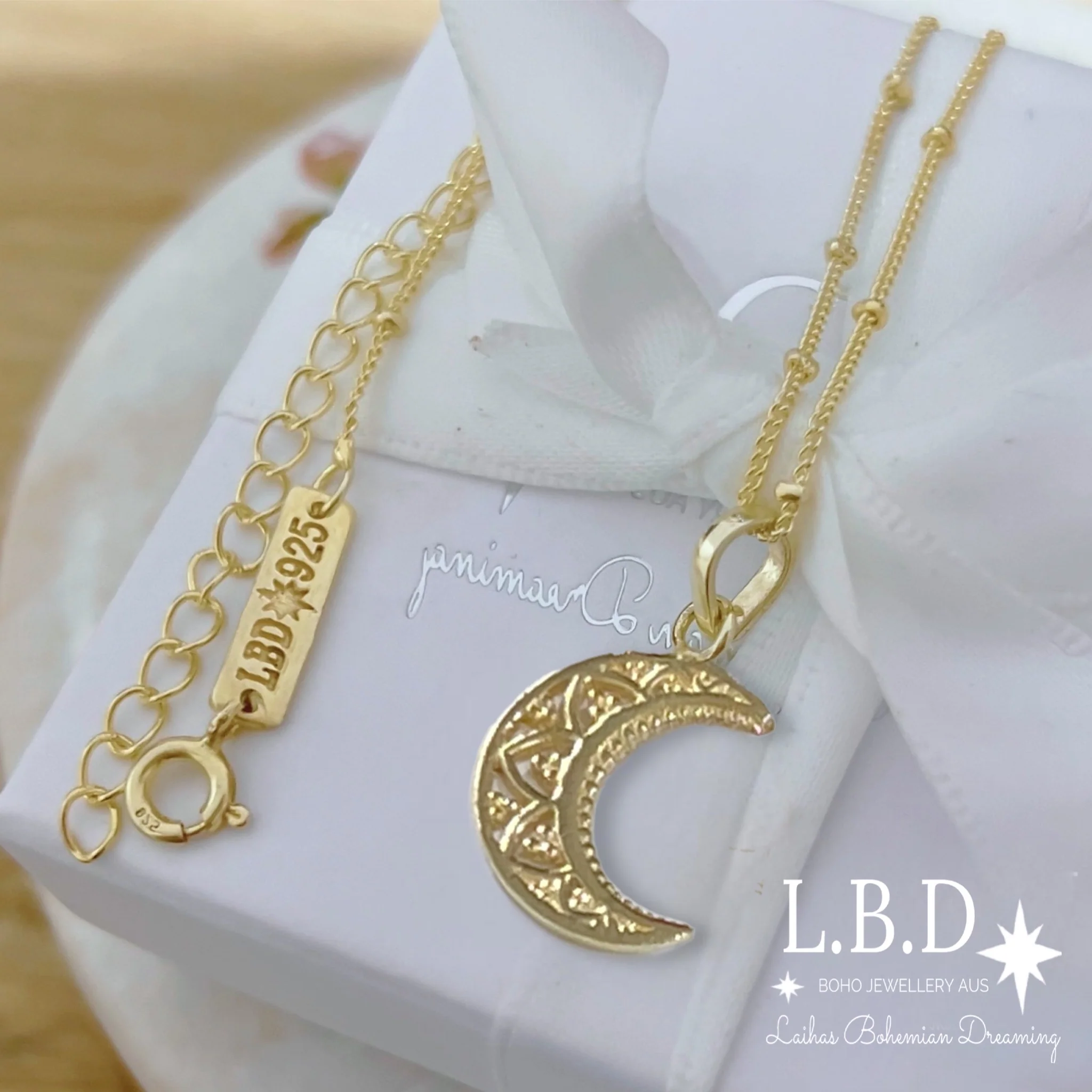 Laihas La Moon Boheme Gold Boho Necklace