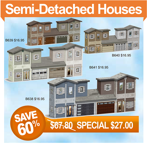 Pack A Background Scale House Models