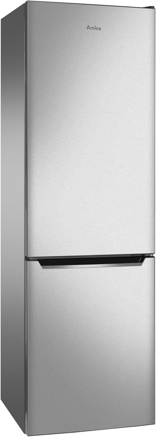 Amica Kühl Gefrierkombination freistehend Total NoFrost 181 x 54 x 59,1 cm 250 l Nutzinhalt VitControlPlus FreshZone elektronische Steuerung - Edelstahloptik