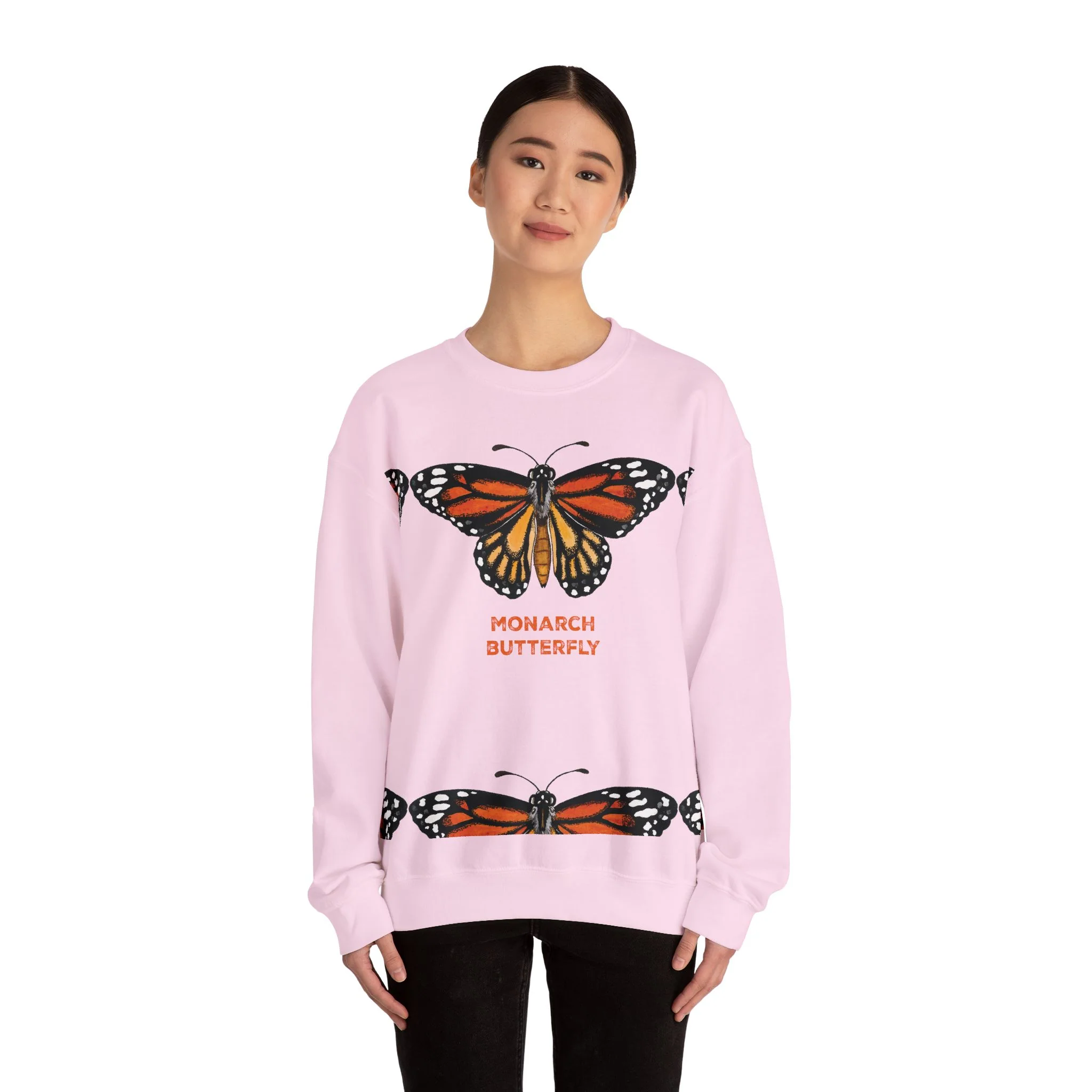 Monarch Butterfly Graphic Sweatshirt