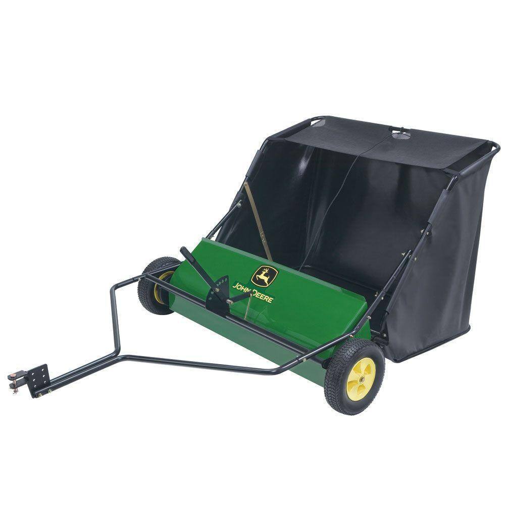 John Deere 42�测�� Tow-Behind Lawn Sweeper, 24 cu. ft. Capacity, Adjustable Brushes
