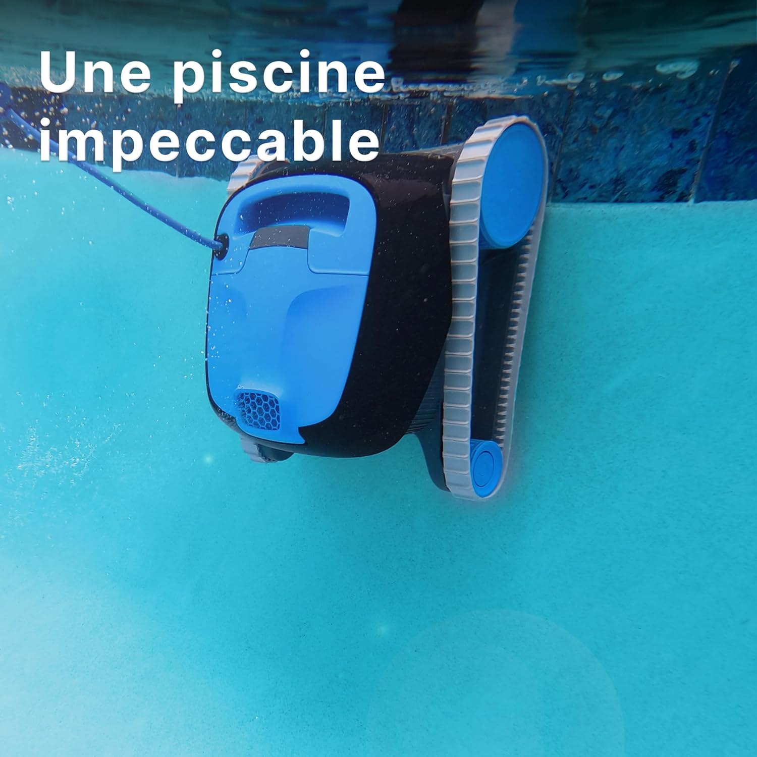 Dolphin Nautilus CC Robot Nettoyeur électrique avec Fil pour Piscine Hors-Sol Jusqu’à 10 m - Nettoyage Fond et parois - Économie d'énergie