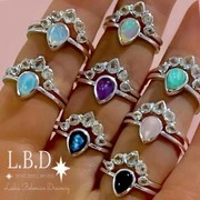 Sterling Silver Gemstone Rings