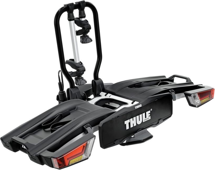 Thule EasyFold XT bike rack for tow bar 2 bikes silver - Online Shop