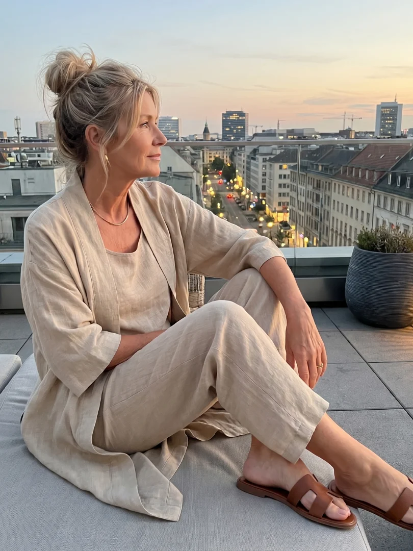 Women��s Loungewear Set Relaxed Top and Wide Leg Pants