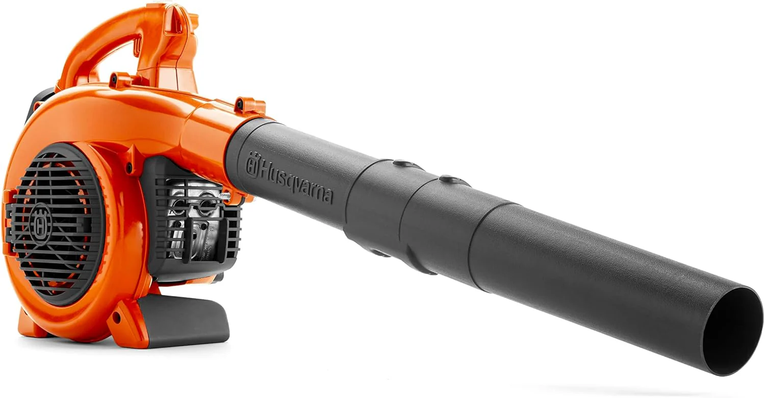 Husqvarna 125B benzines lombfúvó, 28 cm3, 1,1 LE, kétütemű kézi lombfúvó, 470 CFM, 170 MPH, 12,5 N, nagy teljesítményű tisztítás és ergonomikus kialakítás. Ajándék apának.