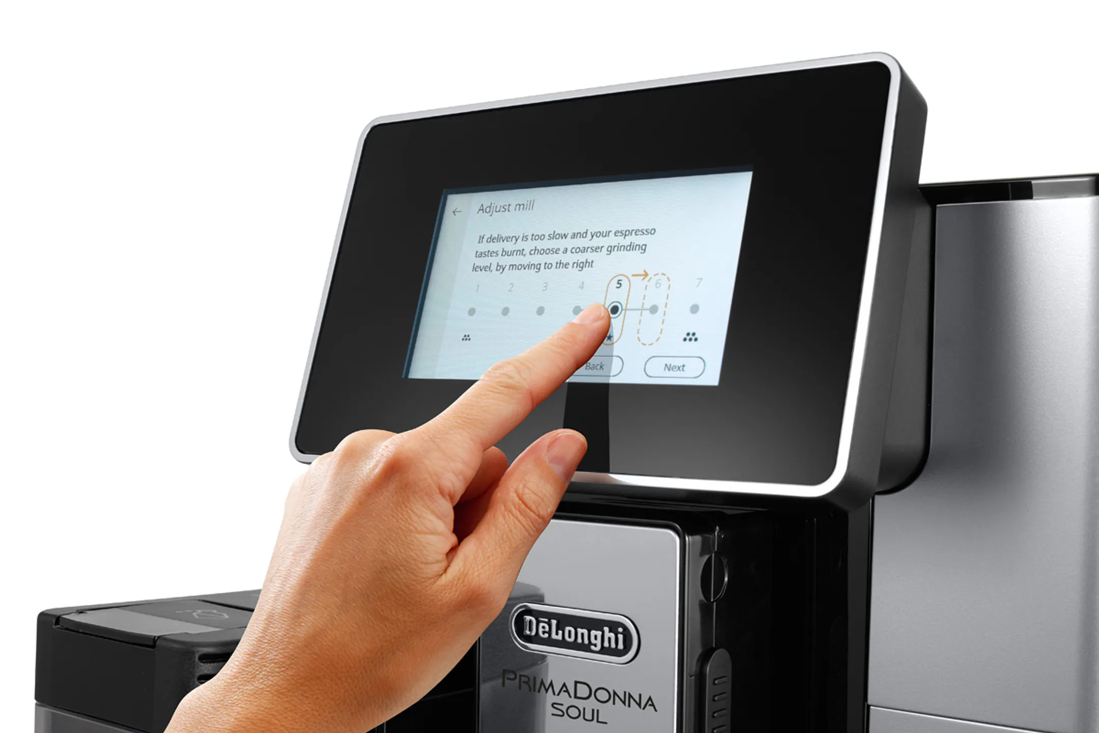 De'Longhi Volautomatische Espressomachine PrimaDonna Soul ECAM610.55.SB