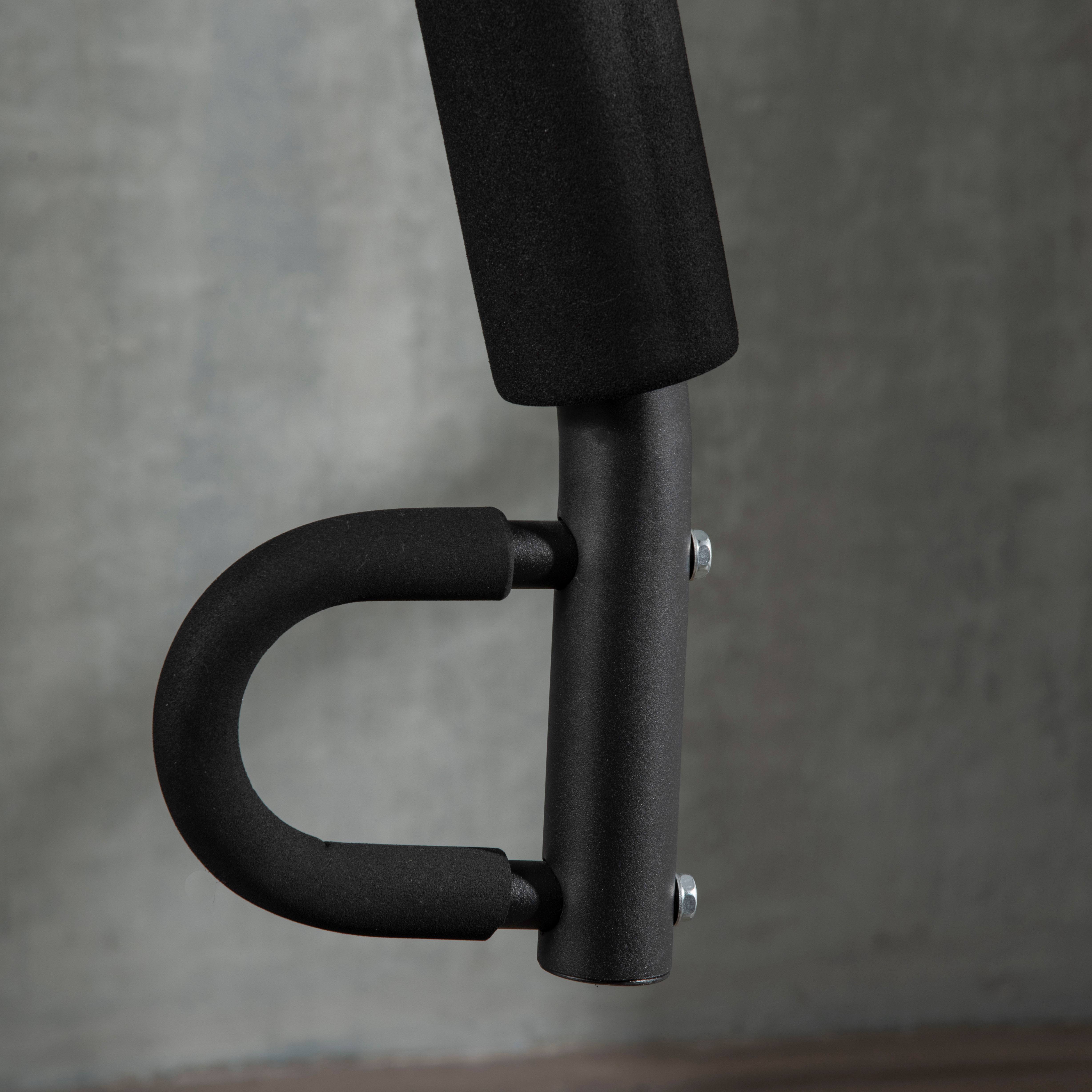 HOMCOM Krachtstation met 45 kg Gewichtsblok 180 x 108 x 200 cm Staal Zwart