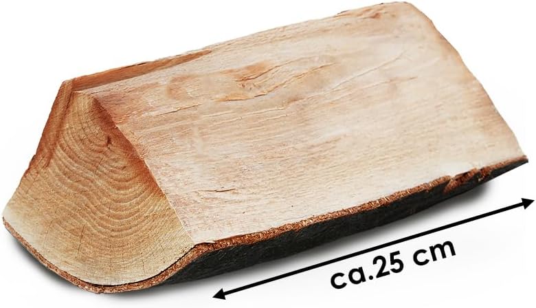 JSM-Brennholz Brennholz Buche - Scheitänge 25cm / 33 cm - 1,6 SRM/ 1RM - 1 Palette - für Kamin, Ofen, Grill, Smoker (Scheitlänge 25 cm)