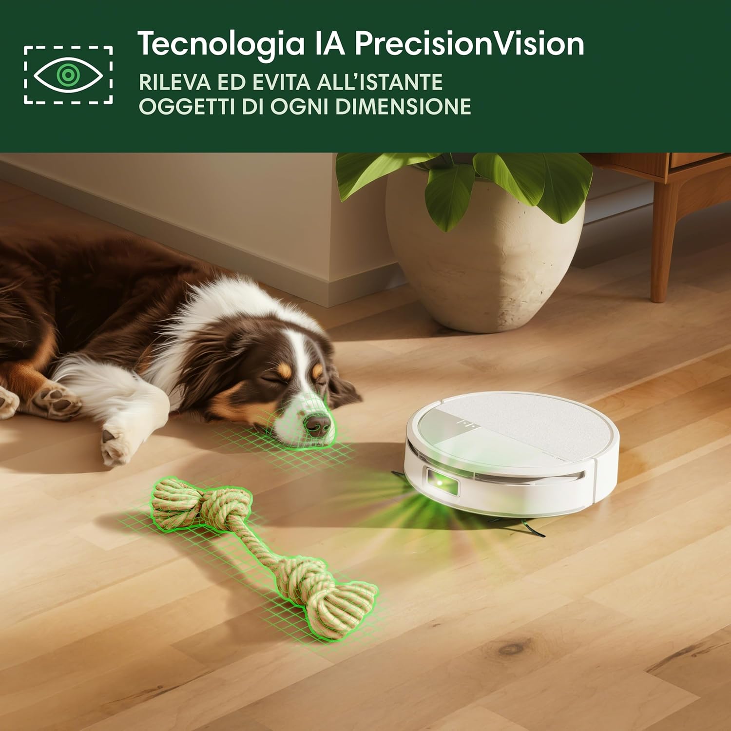 iRobot Roomba Max 705 Combo+Stazione AutoWash, Robot Aspirapolvere Lavapavimenti, ProLiDAR, PowerSpin Roller Mop,SmartScrub,Riconoscimento Oggetti AI,Pulizia Predittiva, Controllo Vocale e App, Bianco