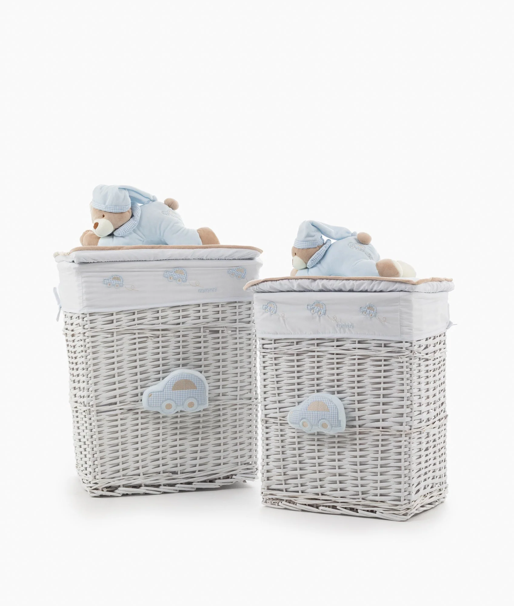 Square Laundry Basket Set | Blue