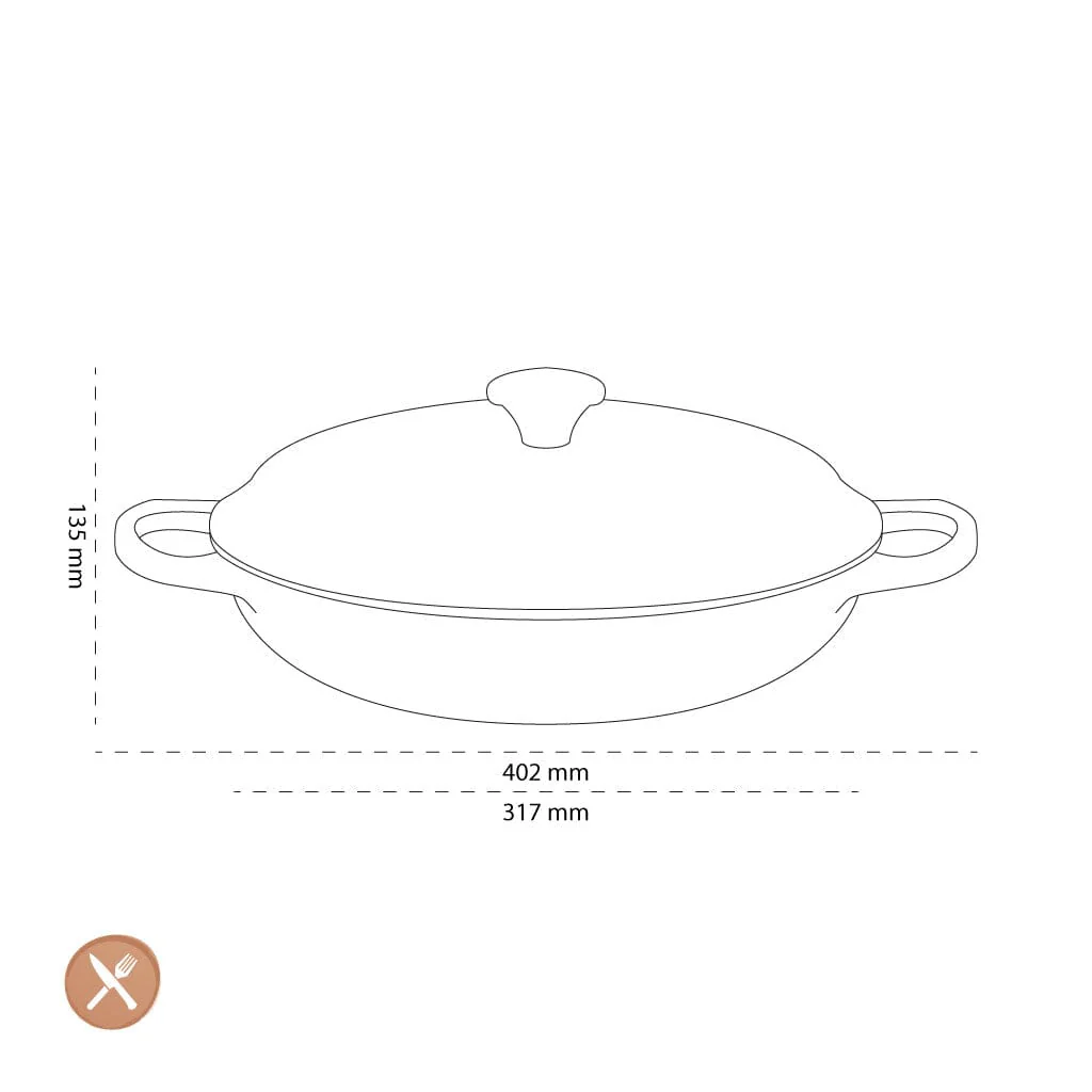 Le Creuset - Campagnard Ciliegia 30 cm 3,5 l