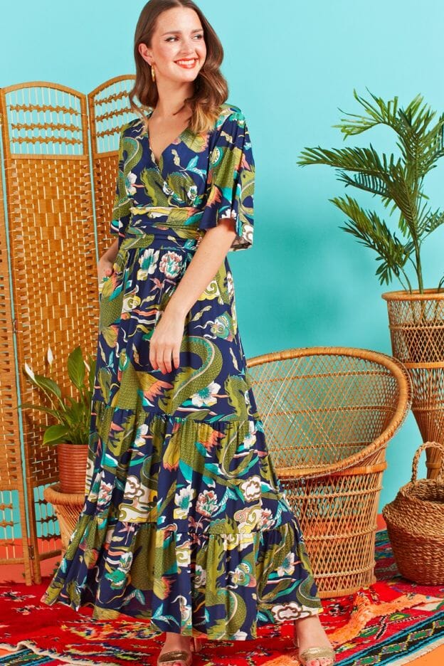 Tilly Dragon Maxi Dress