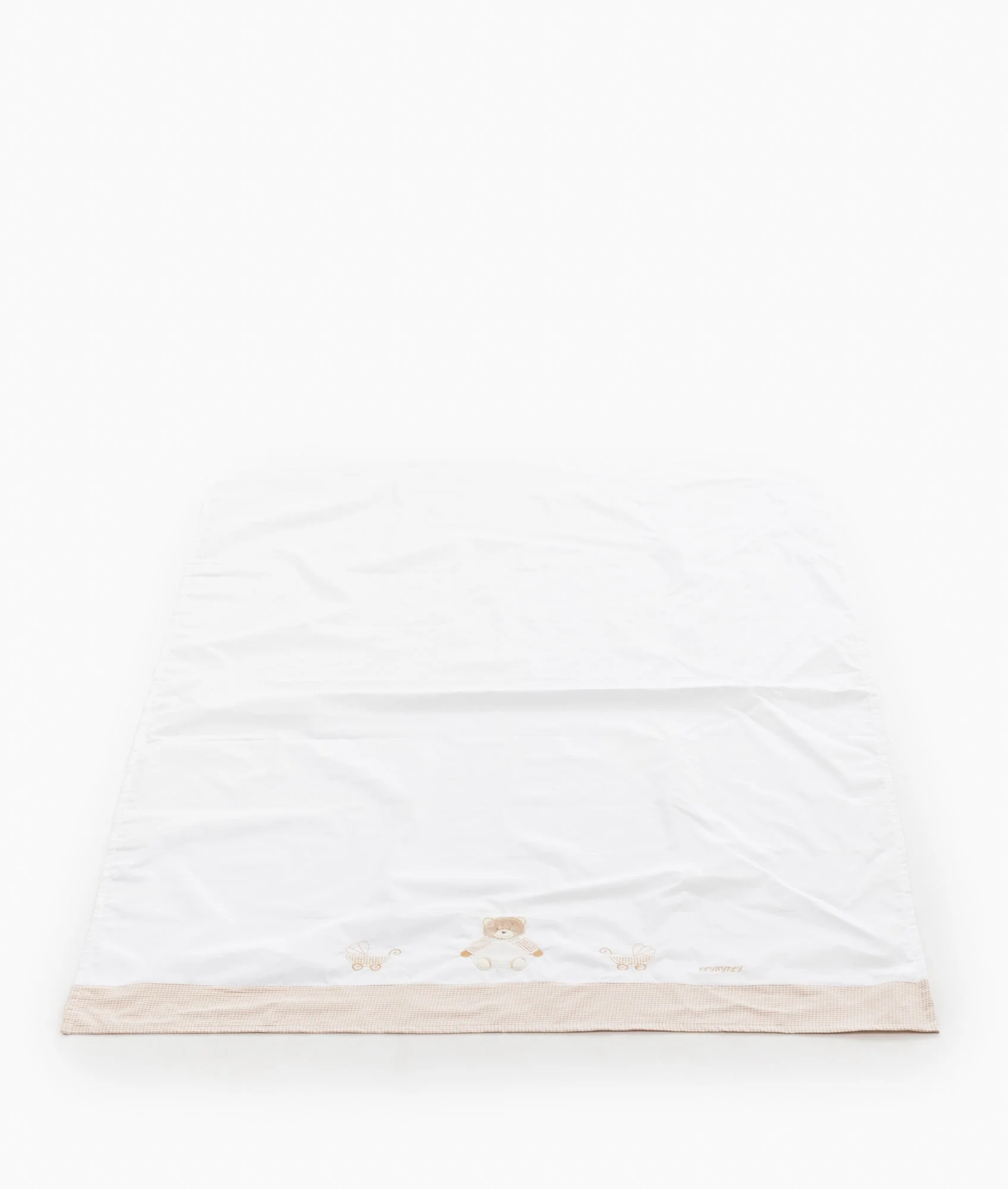 Flat Sheet | White & Beige