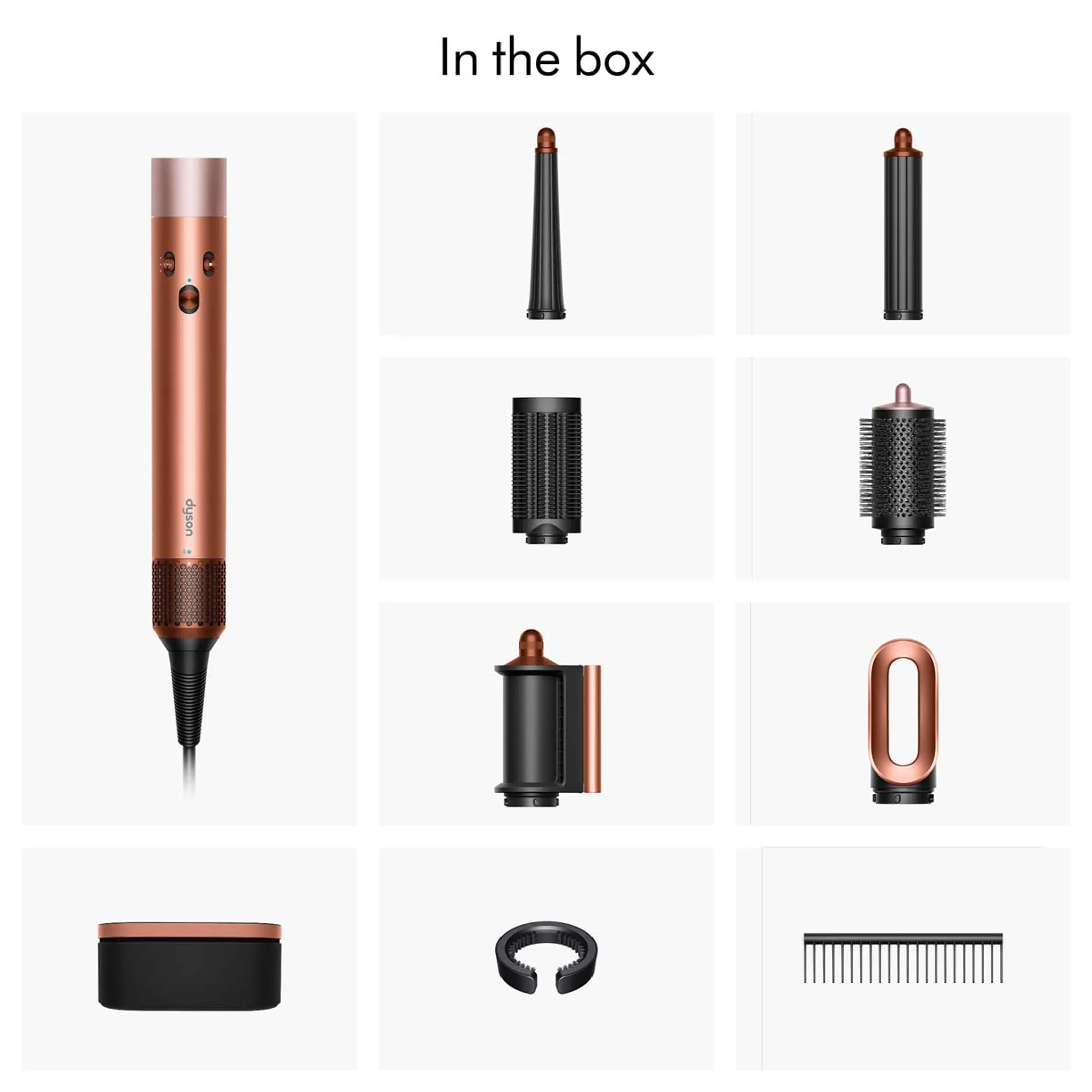 Dyson Airwrap i.d. Straight + Wavy Amber Silk