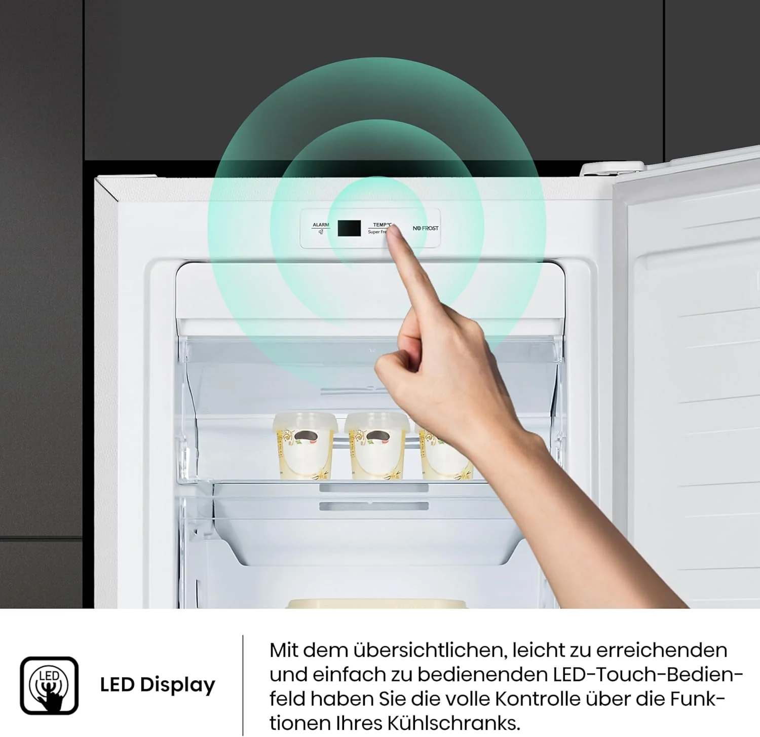 Hisense FV191N4AW2 Congelatore verticale/ Total No Frost/ Super Freeze/ Allarme porta/ Multiflow 360°/ BigBox/ 143,4 cm/ Congelatore 147 l/ 41 dB/ 205 kWh/Bianco