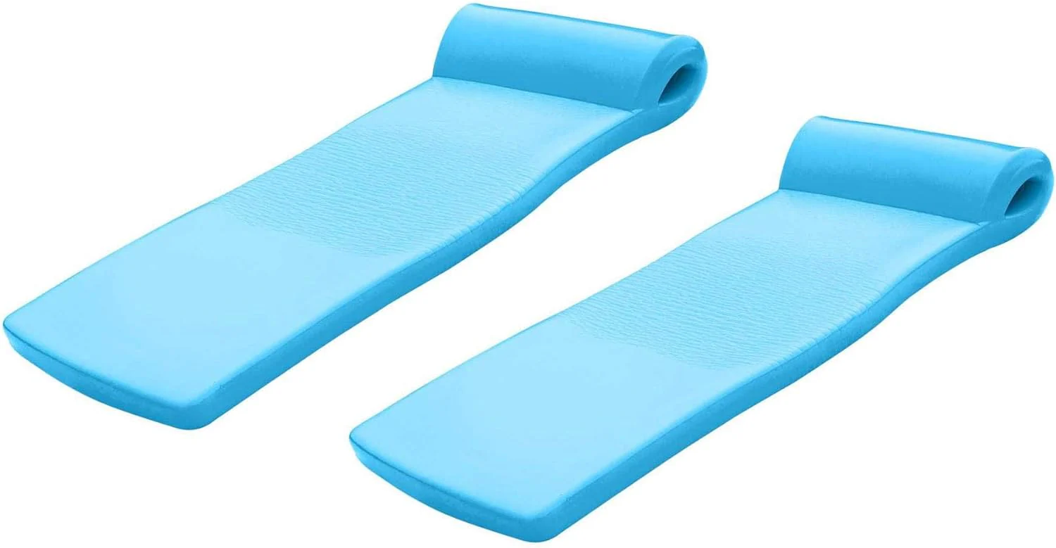 Adult Outdoor Swimming Pool Lounger Raft (2 Pack)
