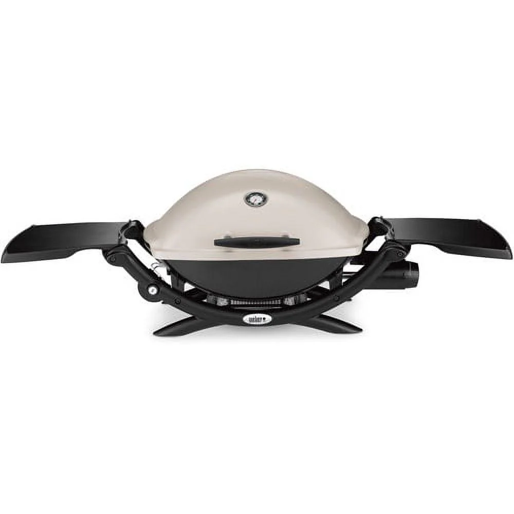 Weber Q 2200 hordozható gázgrill, 1 égős, titán, 12 000 BTU, 280 négyzetcoll főzőfelület