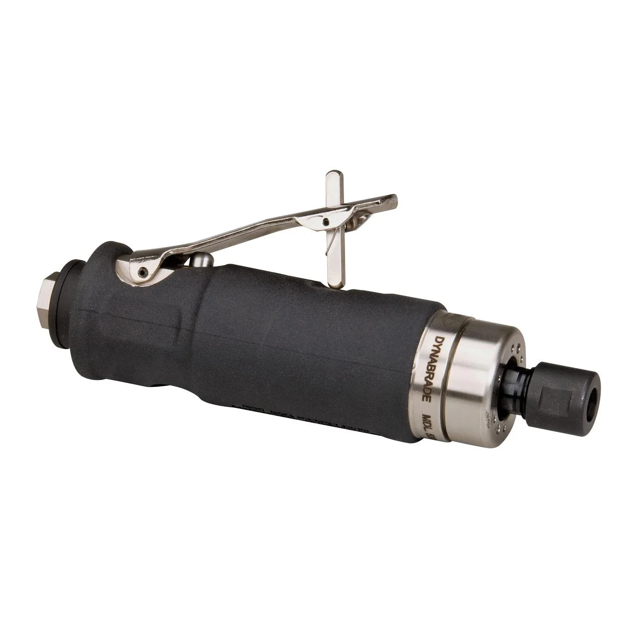 Dynabrade 53812  ~  .7 Hp Straight-Line Die Grinder Steel Housing 20000 Rpm Gearless Rear Exhaust 1/4 Inch Collet