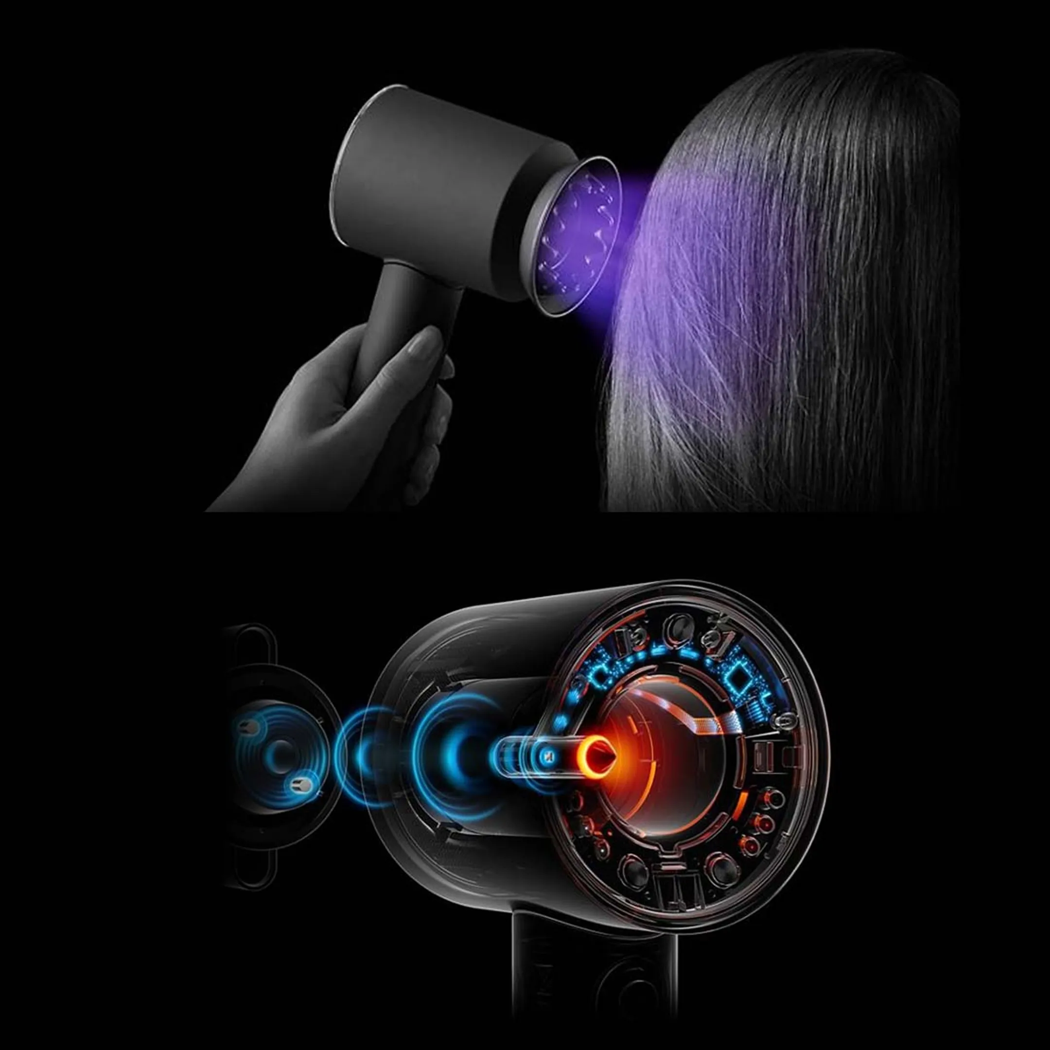 Dyson Supersonic Nural Curly + Coily Amber Silk