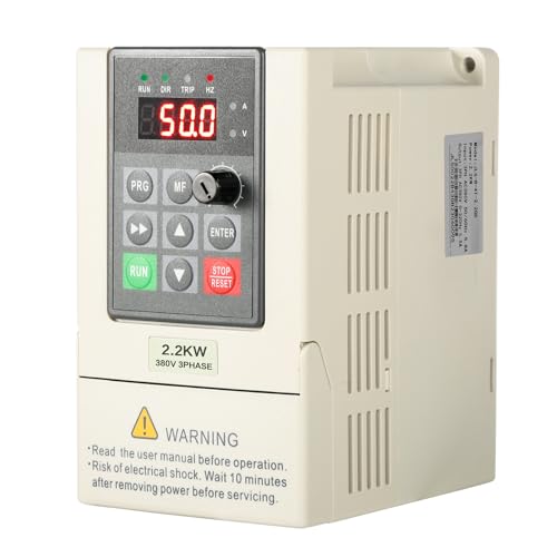 inverter per motori 230 380 Ingresso monofase 220V Uscita trifase 380V 2,2KW Inverter di frequenza CNC Inverter di frequenza Modello di fabbrica JLS E 2S 2,2GB 4T (con cavo di estensione 2m) : Amazon.it: Commercio, Industria e Scienza