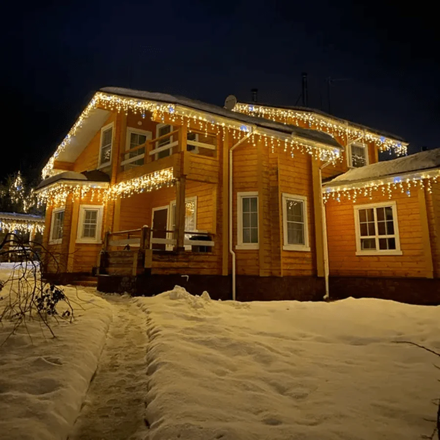 SPARKLUNE – LED Gordijn Lichtjesketting voor Magische Feestdecoratie