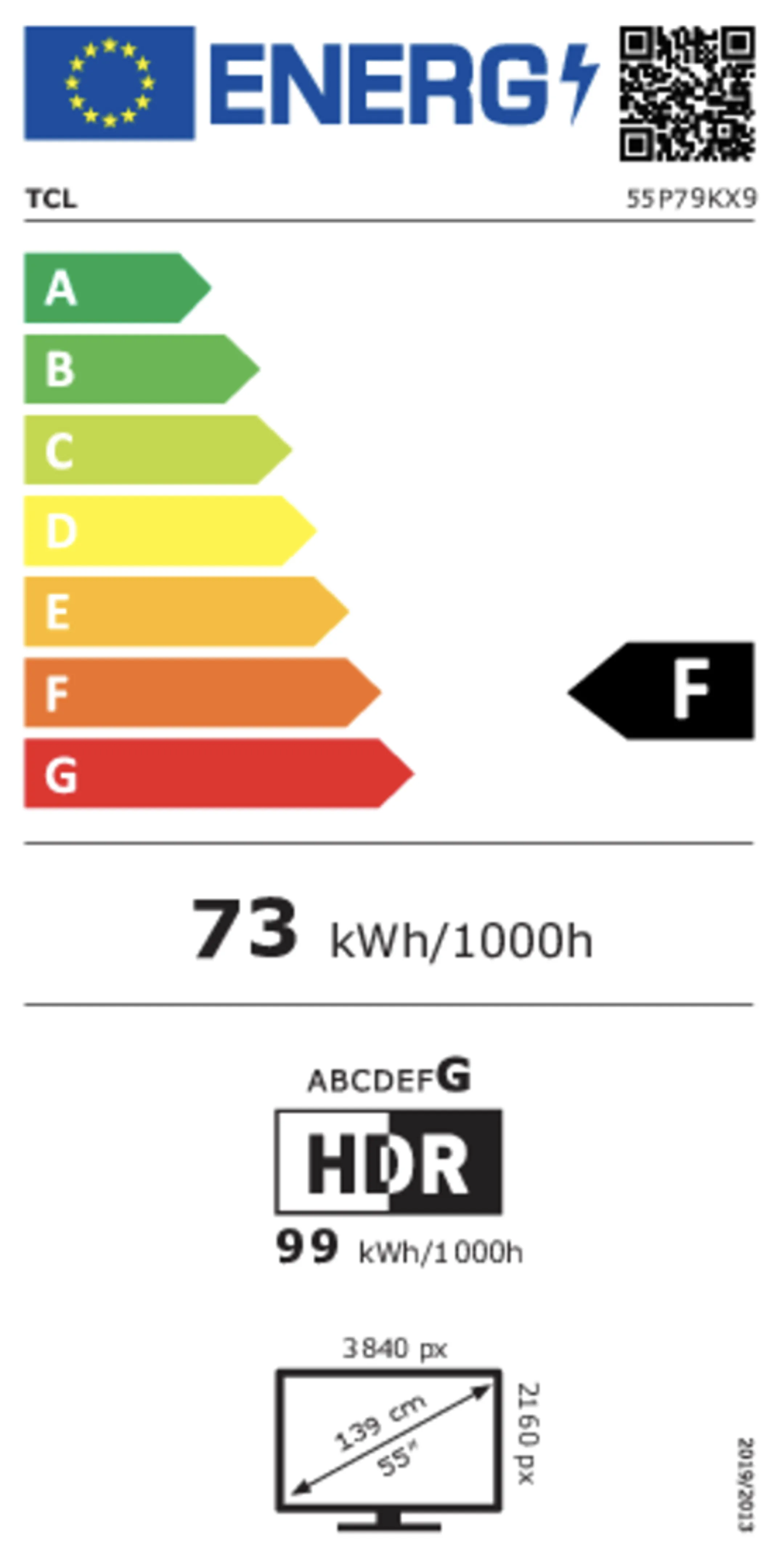 TCL QLED 4K TV 55P79K (2025) - 55 inch