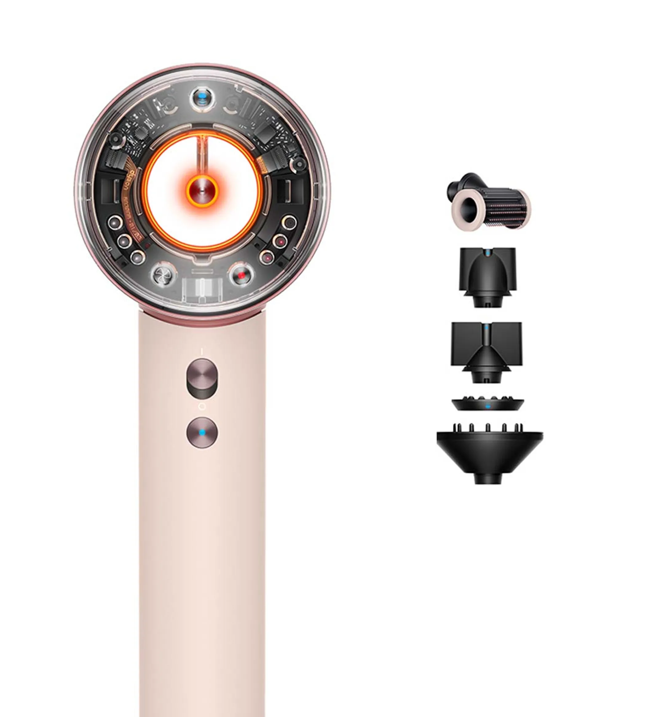Dyson Supersonic Nural Straight + Wavy Ceramic Pink